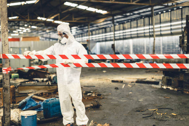 Professional Odor Removal technician working in Niantic, CT